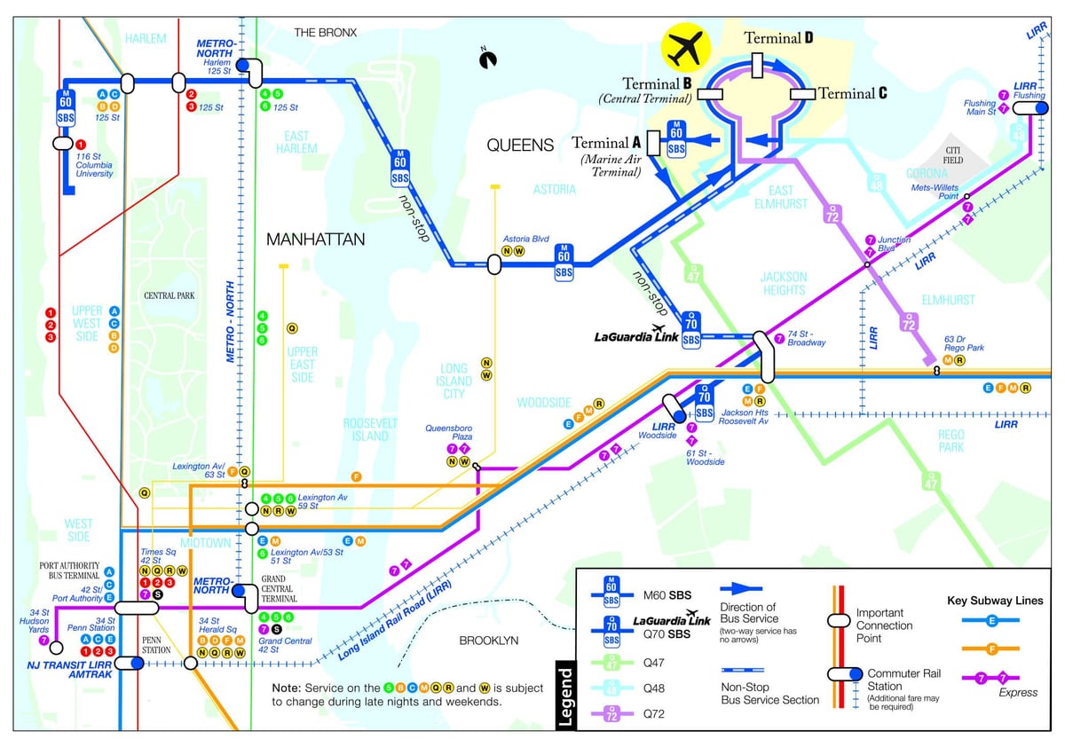 mapa de m60 bus