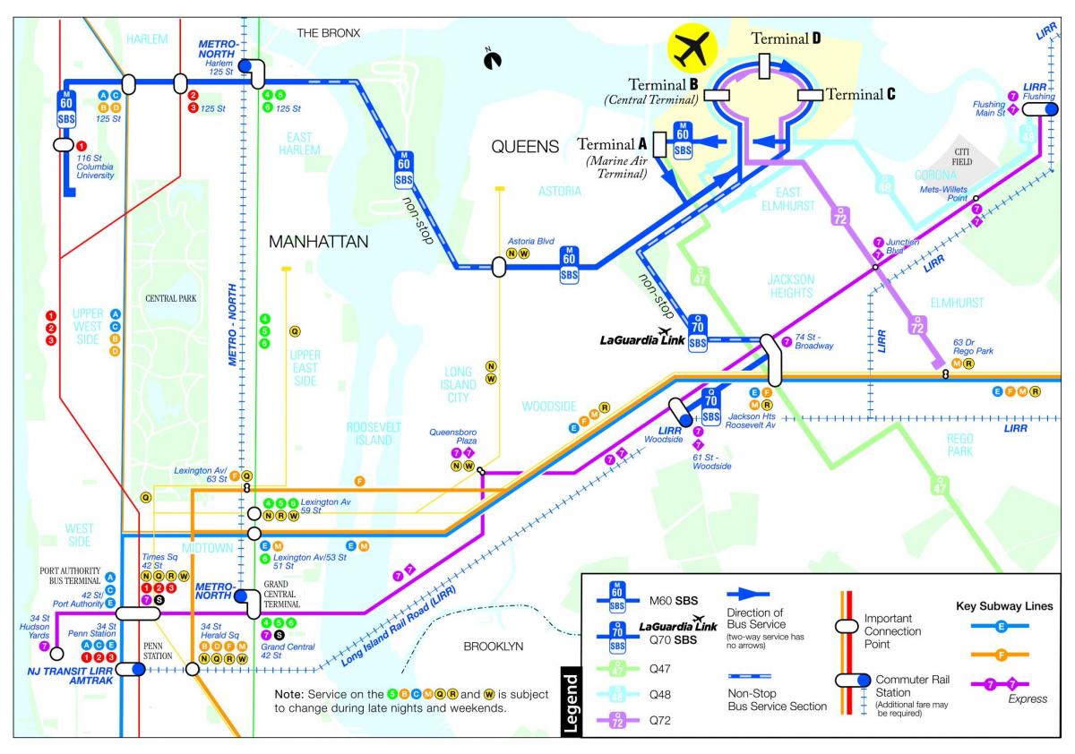mapa de m60 bus