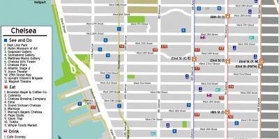 Mapa de Manhattan Chelsea