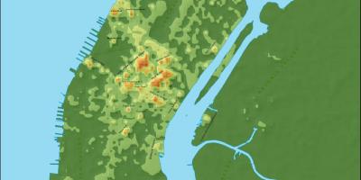 Elevació mapa de Manhattan